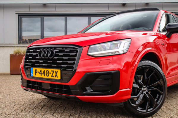 Audi Q2 1.4 TFSI CoD Sport Pro Line S S-line 150pk S-Tronic! 1e|Virtual Cockpit|Panoramadak|LED Matrix|3D Knippers|Leder|Black|19