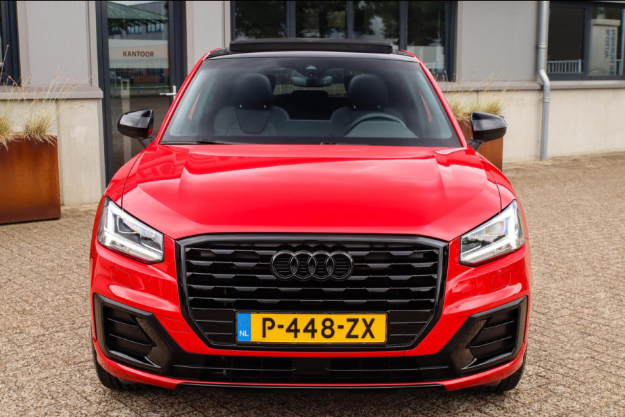 Audi Q2 1.4 TFSI CoD Sport Pro Line S S-line 150pk S-Tronic! 1e|Virtual Cockpit|Panoramadak|LED Matrix|3D Knippers|Leder|Black|19