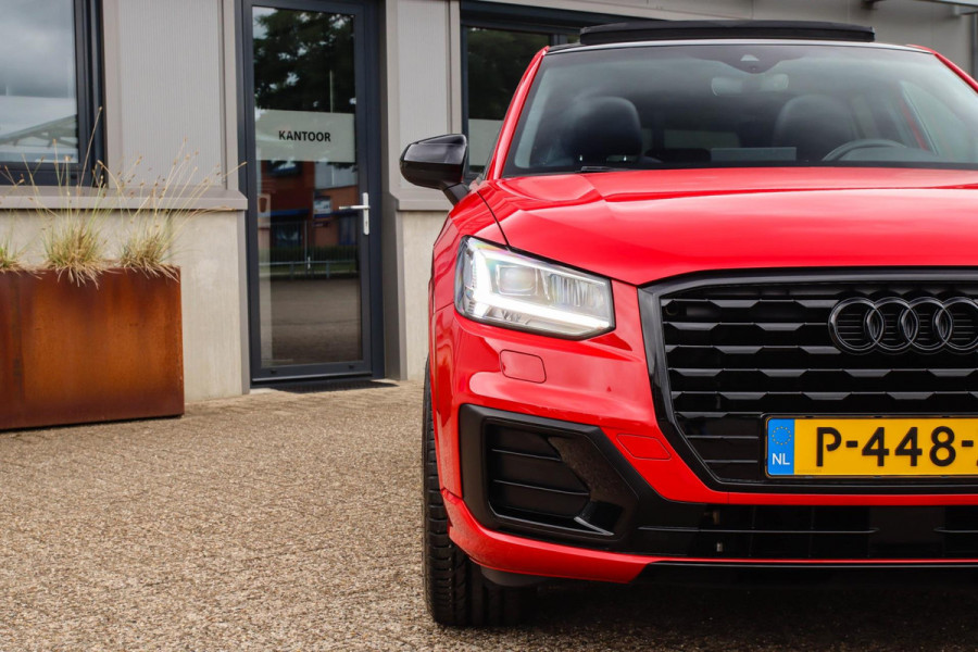 Audi Q2 1.4 TFSI CoD Sport Pro Line S S-line 150pk S-Tronic! 1e|Virtual Cockpit|Panoramadak|LED Matrix|3D Knippers|Leder|Black|19