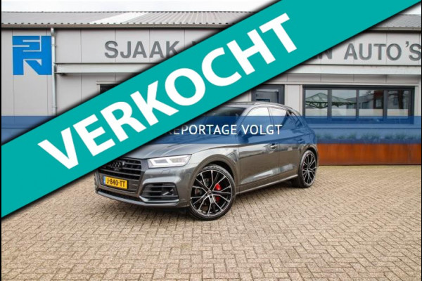 Audi Q5 3.0TFSI SQ5 Quattro S-Line 354pk Automaat 1e Eig|DLR|Kuipstoelen|Panoramadak|Virtual Cockpit|Luchtvering|Black Pack|22inch