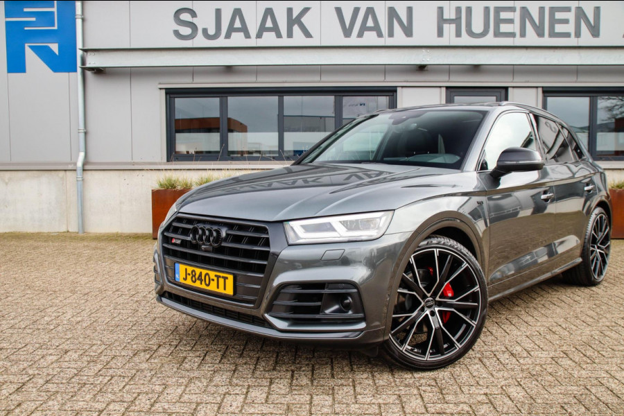 Audi Q5 3.0TFSI SQ5 Quattro S-Line 354pk Automaat 1e Eig|DLR|Kuipstoelen|Panoramadak|Virtual Cockpit|Luchtvering|Black Pack|22inch