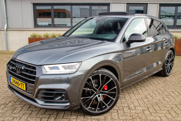 Audi Q5 3.0TFSI SQ5 Quattro S-Line 354pk Automaat 1e Eig|DLR|Kuipstoelen|Panoramadak|Virtual Cockpit|Luchtvering|Black Pack|22inch