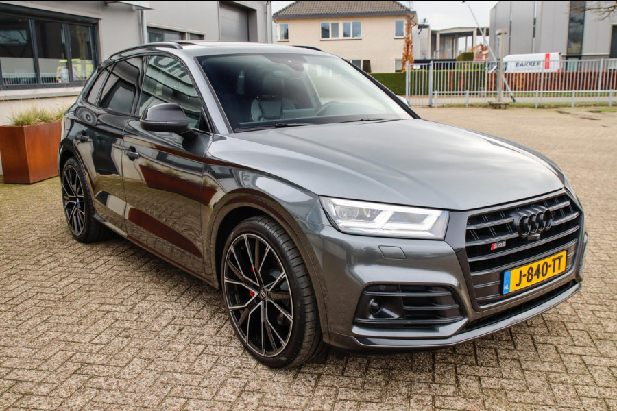 Audi Q5 3.0TFSI SQ5 Quattro S-Line 354pk Automaat 1e Eig|DLR|Kuipstoelen|Panoramadak|Virtual Cockpit|Luchtvering|Black Pack|22inch