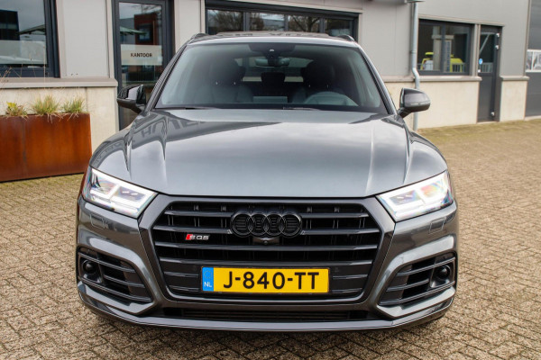 Audi Q5 3.0TFSI SQ5 Quattro S-Line 354pk Automaat 1e Eig|DLR|Kuipstoelen|Panoramadak|Virtual Cockpit|Luchtvering|Black Pack|22inch