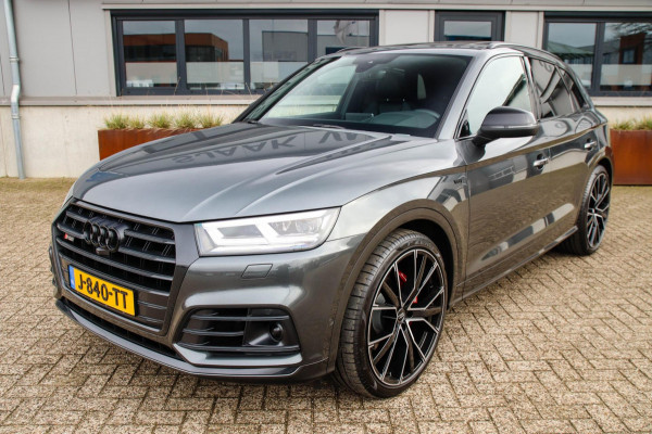 Audi Q5 3.0TFSI SQ5 Quattro S-Line 354pk Automaat 1e Eig|DLR|Kuipstoelen|Panoramadak|Virtual Cockpit|Luchtvering|Black Pack|22inch