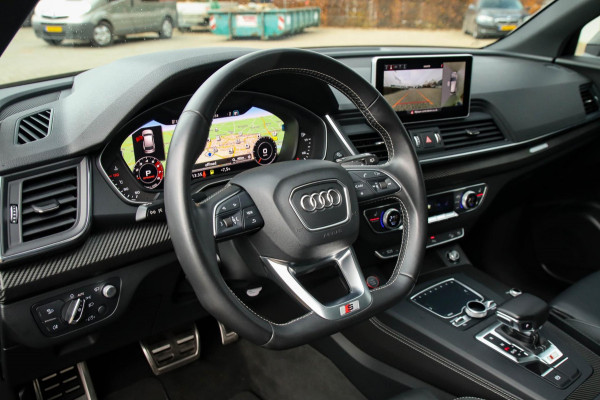 Audi Q5 3.0TFSI SQ5 Quattro S-Line 354pk Automaat 1e Eig|DLR|Kuipstoelen|Panoramadak|Virtual Cockpit|Luchtvering|Black Pack|22inch