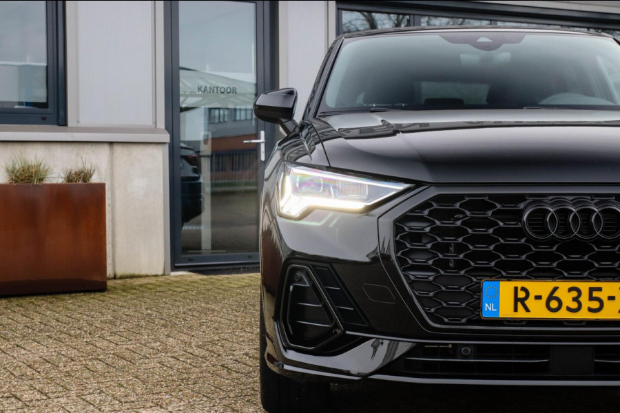 Audi Q3 Sportback 35 TFSI 1.5TFSI S Line Pro Line S 150pk S-Tronic! 7dkm!|1e|DLR|Virtual Cockpit|LED Matrix|Leder|ACC|19inch|Black