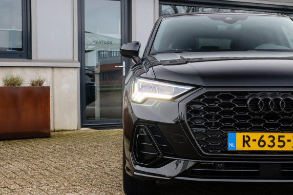 Audi Q3 Sportback 35 TFSI 1.5TFSI S Line Pro Line S 150pk S-Tronic! 7dkm!|1e|DLR|Virtual Cockpit|LED Matrix|Leder|ACC|19inch|Black