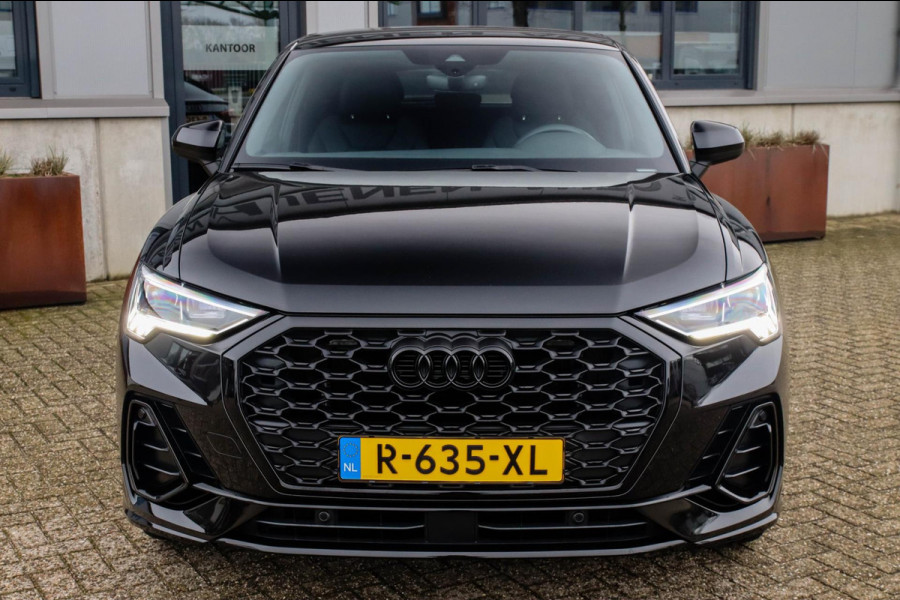 Audi Q3 Sportback 35 TFSI 1.5TFSI S Line Pro Line S 150pk S-Tronic! 7dkm!|1e|DLR|Virtual Cockpit|LED Matrix|Leder|ACC|19inch|Black