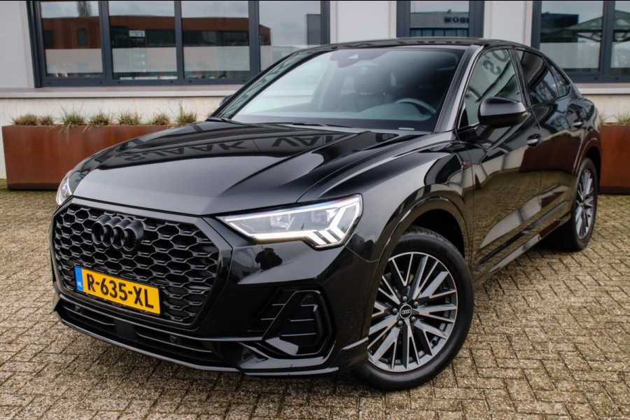 Audi Q3 Sportback 35 TFSI 1.5TFSI S Line Pro Line S 150pk S-Tronic! 7dkm!|1e|DLR|Virtual Cockpit|LED Matrix|Leder|ACC|19inch|Black