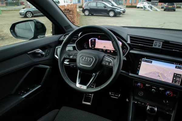 Audi Q3 Sportback 35 TFSI 1.5TFSI S Line Pro Line S 150pk S-Tronic! 7dkm!|1e|DLR|Virtual Cockpit|LED Matrix|Leder|ACC|19inch|Black