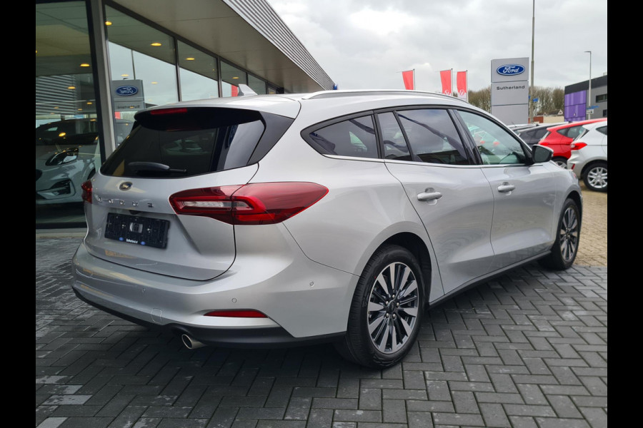 Ford Focus Wagon 1.0 EcoBoost Titanium Voorraad | 12,3'' inch scherm | Winterpack | Camera | Automatisch inparkeren | Lane assist | Climate control | Direct leverbaar!