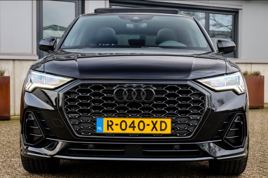 Audi Q3 Sportback 35 TFSI 1.5TFSI S Line Pro Line S 150pk S-Tronic! Panoramadak|Virtual Cockpit|LED Matrix|Leder|ACC|20inch|Black