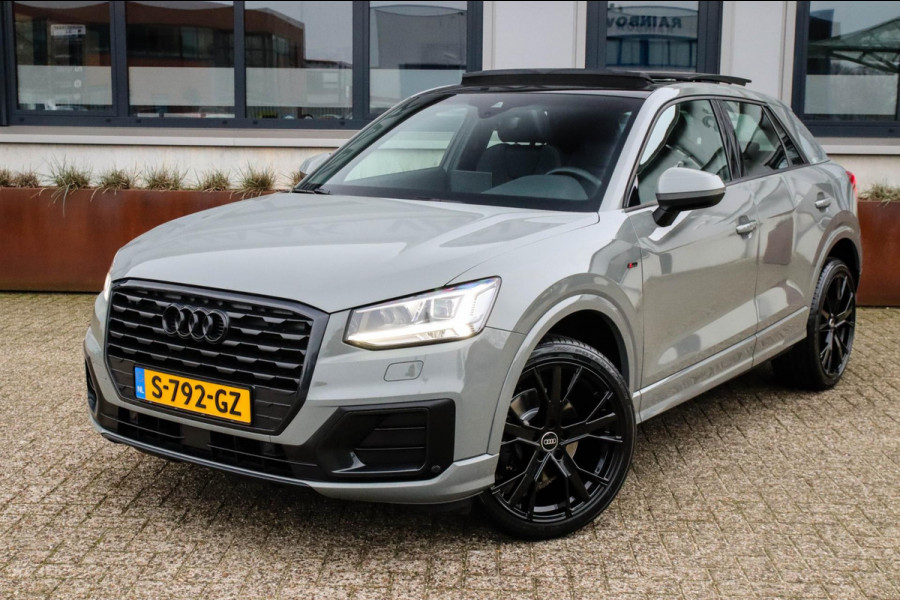 Audi Q2 1.4 TFSI CoD Sport Pro Line S S-line 150pk S-Tronic 1e Eig|DLR|Panoramadak|Virtual Cockpit|LED Matrix|3D Knipper|ACC|Black