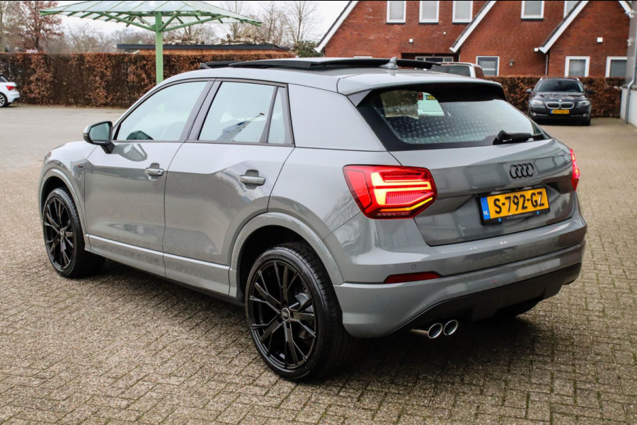 Audi Q2 1.4 TFSI CoD Sport Pro Line S S-line 150pk S-Tronic 1e Eig|DLR|Panoramadak|Virtual Cockpit|LED Matrix|3D Knipper|ACC|Black