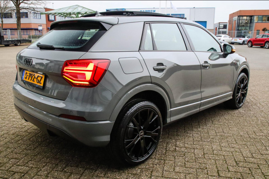 Audi Q2 1.4 TFSI CoD Sport Pro Line S S-line 150pk S-Tronic 1e Eig|DLR|Panoramadak|Virtual Cockpit|LED Matrix|3D Knipper|ACC|Black