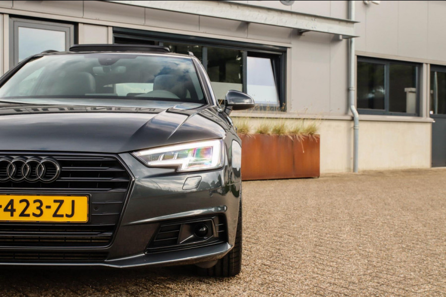 Audi A4 Avant 40 2.0TFSI S-line Black Edition Facelift 190pk S-Tronic! 1e Eig|DLR|Panoramadak|Virtual Cockpit|Leder|LED|ACC|Black