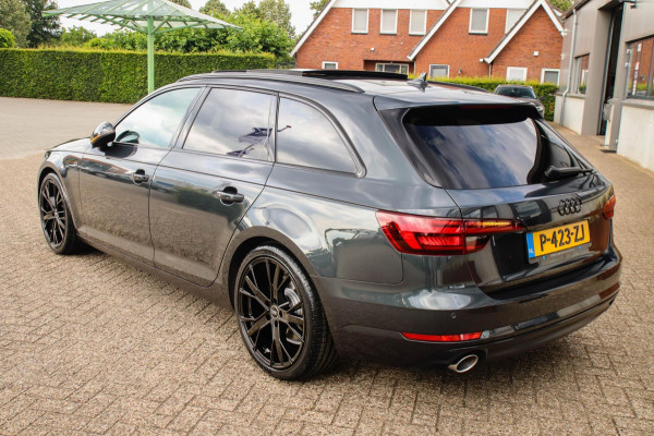 Audi A4 Avant 40 2.0TFSI S-line Black Edition Facelift 190pk S-Tronic! 1e Eig|DLR|Panoramadak|Virtual Cockpit|Leder|LED|ACC|Black