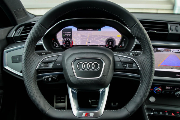 Audi Q3 35 TFSI 1.5 TFSI S Line Pro Line S 150pk S-Tronic 1e Eig|DLR|Panoramadak|Virtual Cockpit|LED Matrix|Leder|ACC|20inch|Black