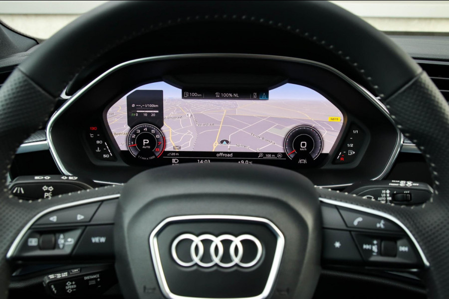 Audi Q3 35 TFSI 1.5 TFSI S Line Pro Line S 150pk S-Tronic 1e Eig|DLR|Panoramadak|Virtual Cockpit|LED Matrix|Leder|ACC|20inch|Black