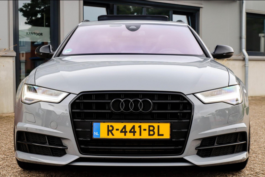 Audi A6 Avant 1.8 TFSI S-Line Automaat 190pk! 1e Eig|DLR|Nardo Grey|Panoramadak|RS Kuipstoelen elektrisch|LED|Camera|20inch|Black