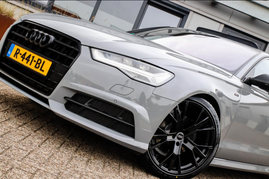 Audi A6 Avant 1.8 TFSI S-Line Automaat 190pk! 1e Eig|DLR|Nardo Grey|Panoramadak|RS Kuipstoelen elektrisch|LED|Camera|20inch|Black