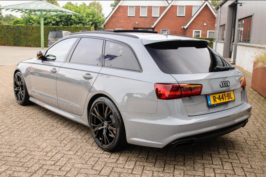 Audi A6 Avant 1.8 TFSI S-Line Automaat 190pk! 1e Eig|DLR|Nardo Grey|Panoramadak|RS Kuipstoelen elektrisch|LED|Camera|20inch|Black