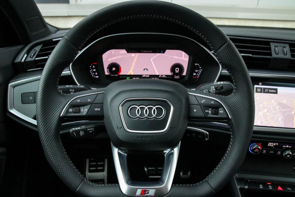 Audi Q3 35 TFSI 1.5 TFSI S Line Pro Line S 150pk S-Tronic! 1e|Panoramadak|Virtual Cockpit|LED Matrix|Leder elektrisch|20inch|Black