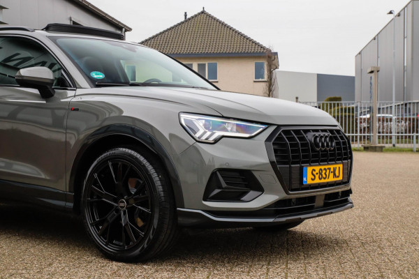 Audi Q3 35 TFSI 1.5 TFSI S Line Pro Line S 150pk S-Tronic! 1e|Panoramadak|Virtual Cockpit|LED Matrix|Leder elektrisch|20inch|Black