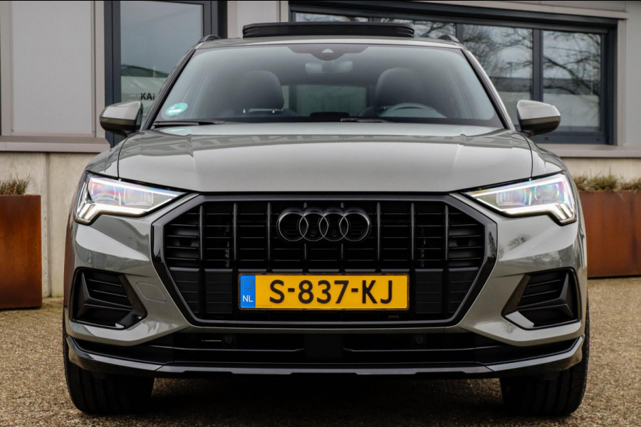 Audi Q3 35 TFSI 1.5 TFSI S Line Pro Line S 150pk S-Tronic! 1e|Panoramadak|Virtual Cockpit|LED Matrix|Leder elektrisch|20inch|Black