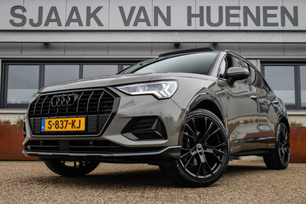 Audi Q3 35 TFSI 1.5 TFSI S Line Pro Line S 150pk S-Tronic! 1e|Panoramadak|Virtual Cockpit|LED Matrix|Leder elektrisch|20inch|Black