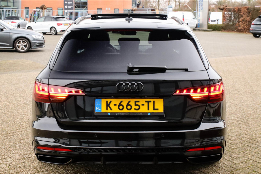 Audi A4 Avant 2.0 TFSI S line Black Edition Facelift 245pk S-Tronic! 1e|DLR|Panoramadak|Virtual Cockpit|Leder|LED Matrix|Black