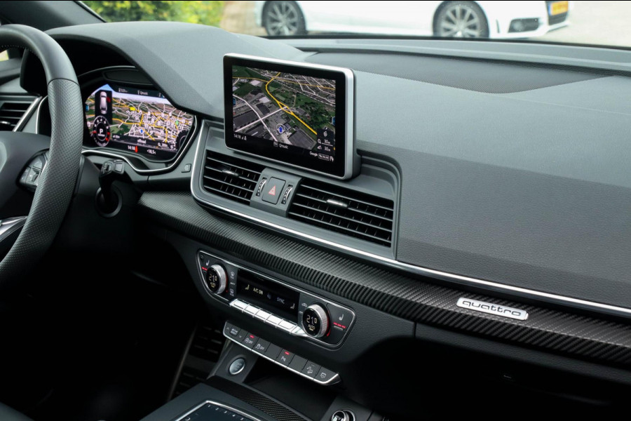 Audi Q5 2.0 TFSI Quattro Pro Line S S-Line 252pk Automaat 1e|DLR|Panoramadak|Virtual Cockpit|Valcona Leder|LED Matrix|Black|21inch