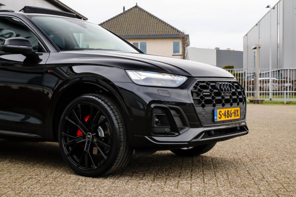 Audi Q5 45 2.0 TFSI Quattro Pro Line S S-Line 265pk Automaat! Panoramadak|Virtual Cockpit|Kuipstoelen|360 Camera|B&O|Black|22inch