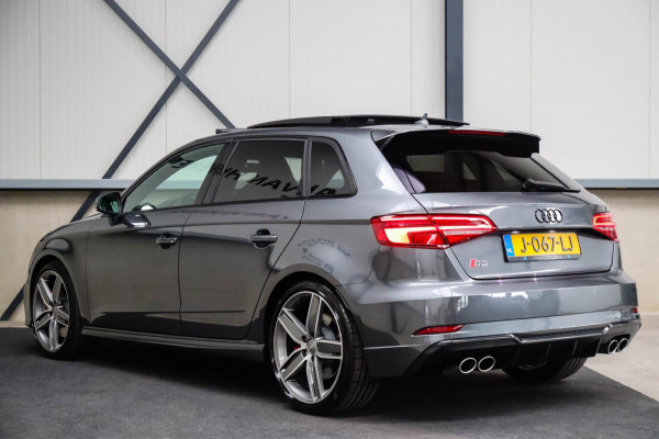 Audi A3 Sportback 2.0TFSI S3 quattro Facelift 310pk S-Tronic 2e Eig|DLR|Kuipstoelen|Virtual Cockpit|Panoramadak|Magnetic|LED|Black