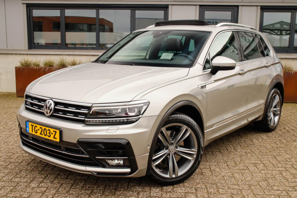 Volkswagen Tiguan 2.0TSI 4Motion Highline R-Line 180pk DSG! 1e Eig|DLR|Panoramadak|Virtual Cockpit|LED|Camera|HUD|19inch|Trekhaak