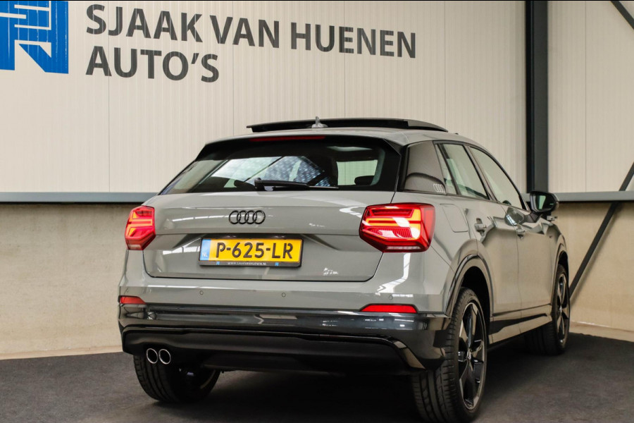 Audi Q2 1.4 TFSI CoD Sport Pro Line S S-line 150pk S-Tronic! 1e|Virtual Cockpit|Panoramadak|LED Matrix|3D Knippers|Leder|Black|19