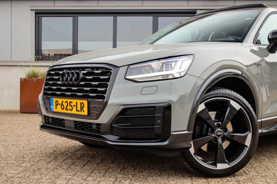 Audi Q2 1.4 TFSI CoD Sport Pro Line S S-line 150pk S-Tronic! 1e|Virtual Cockpit|Panoramadak|LED Matrix|3D Knippers|Leder|Black|19