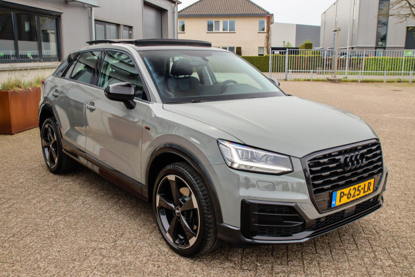 Audi Q2 1.4 TFSI CoD Sport Pro Line S S-line 150pk S-Tronic! 1e|Virtual Cockpit|Panoramadak|LED Matrix|3D Knippers|Leder|Black|19