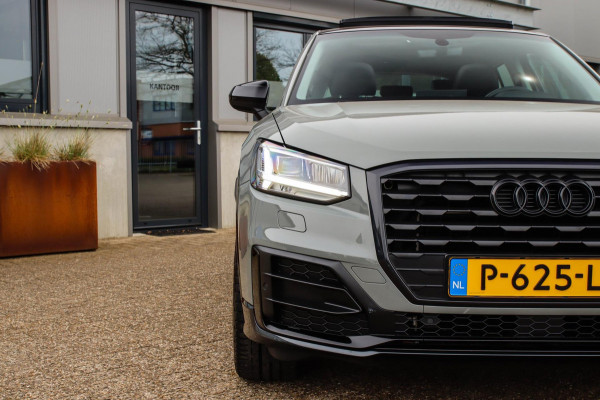 Audi Q2 1.4 TFSI CoD Sport Pro Line S S-line 150pk S-Tronic! 1e|Virtual Cockpit|Panoramadak|LED Matrix|3D Knippers|Leder|Black|19