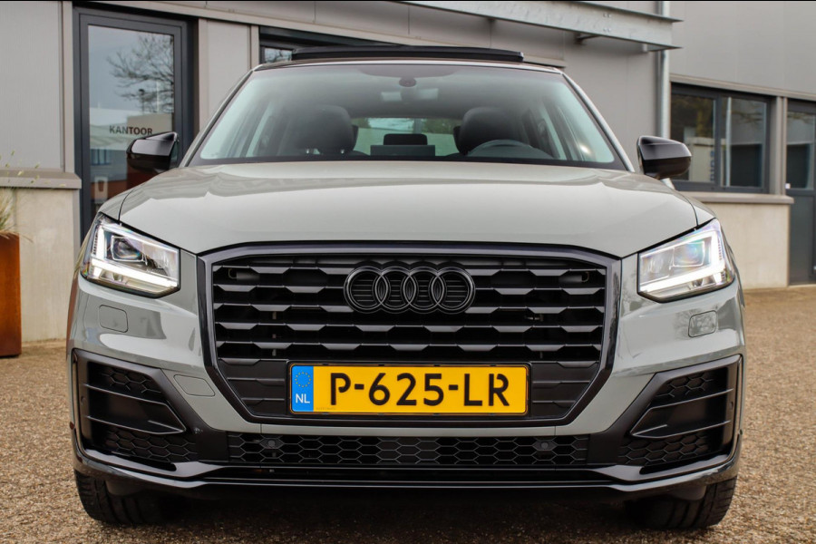 Audi Q2 1.4 TFSI CoD Sport Pro Line S S-line 150pk S-Tronic! 1e|Virtual Cockpit|Panoramadak|LED Matrix|3D Knippers|Leder|Black|19