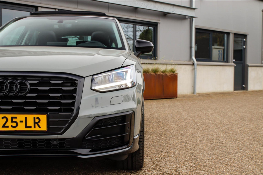 Audi Q2 1.4 TFSI CoD Sport Pro Line S S-line 150pk S-Tronic! 1e|Virtual Cockpit|Panoramadak|LED Matrix|3D Knippers|Leder|Black|19