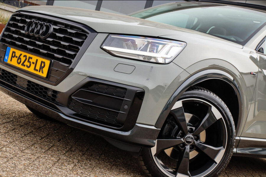 Audi Q2 1.4 TFSI CoD Sport Pro Line S S-line 150pk S-Tronic! 1e|Virtual Cockpit|Panoramadak|LED Matrix|3D Knippers|Leder|Black|19