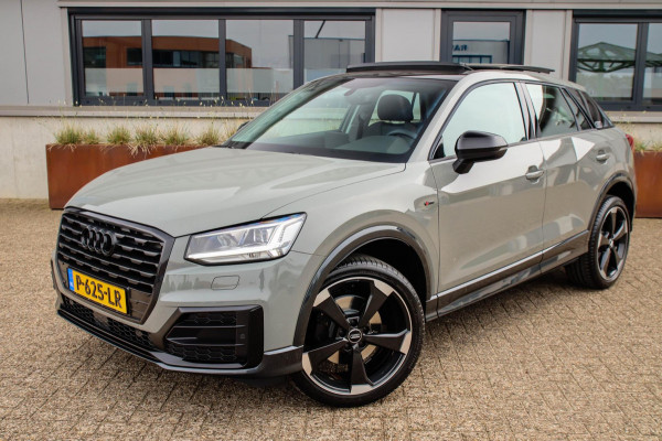 Audi Q2 1.4 TFSI CoD Sport Pro Line S S-line 150pk S-Tronic! 1e|Virtual Cockpit|Panoramadak|LED Matrix|3D Knippers|Leder|Black|19