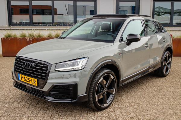 Audi Q2 1.4 TFSI CoD Sport Pro Line S S-line 150pk S-Tronic! 1e|Virtual Cockpit|Panoramadak|LED Matrix|3D Knippers|Leder|Black|19