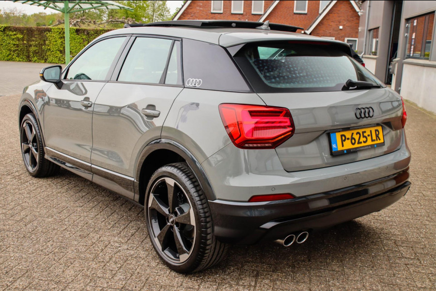 Audi Q2 1.4 TFSI CoD Sport Pro Line S S-line 150pk S-Tronic! 1e|Virtual Cockpit|Panoramadak|LED Matrix|3D Knippers|Leder|Black|19