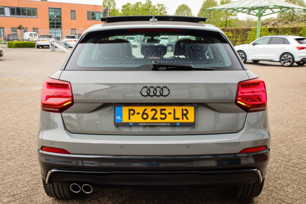 Audi Q2 1.4 TFSI CoD Sport Pro Line S S-line 150pk S-Tronic! 1e|Virtual Cockpit|Panoramadak|LED Matrix|3D Knippers|Leder|Black|19