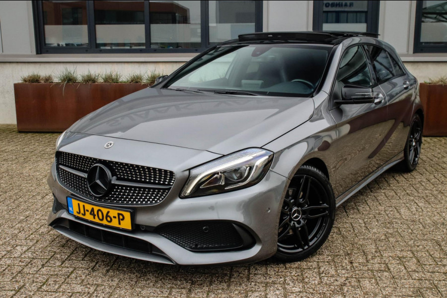 Mercedes-Benz A-Klasse Facelift 180 Sport Edition AMG 7G Automaat 156pk! 1e|NL|DLR|Panoramadak|Leder|NAVI|Stoelverwarming|18inch