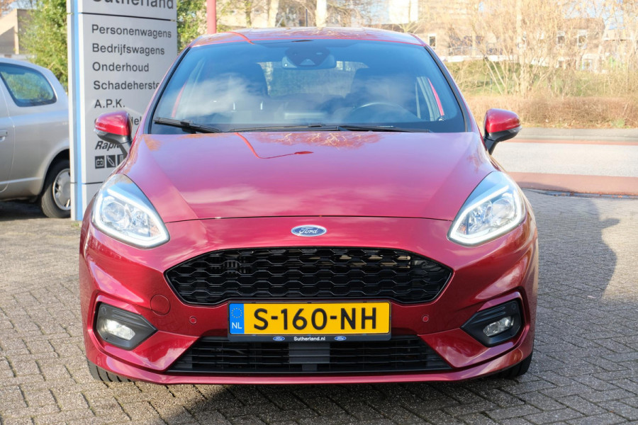 Ford Fiesta 1.0 EcoBoost Hybrid ST-Line Adaptieve Cruise | Winterpack | Keyless entry | Comfort pack | B&O Audio | Fabrieksalarm | Grote achter spoiler | Verlengde fabrieksgarantie tot 02-2025