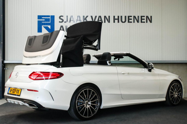 Mercedes-Benz C-Klasse Cabrio 180 Edition 1 AMG Styling 9G Automaat 156pk 1 Eig|DLR|23dkm|Lederen sportstoelen|LED|Airscarf|19inch